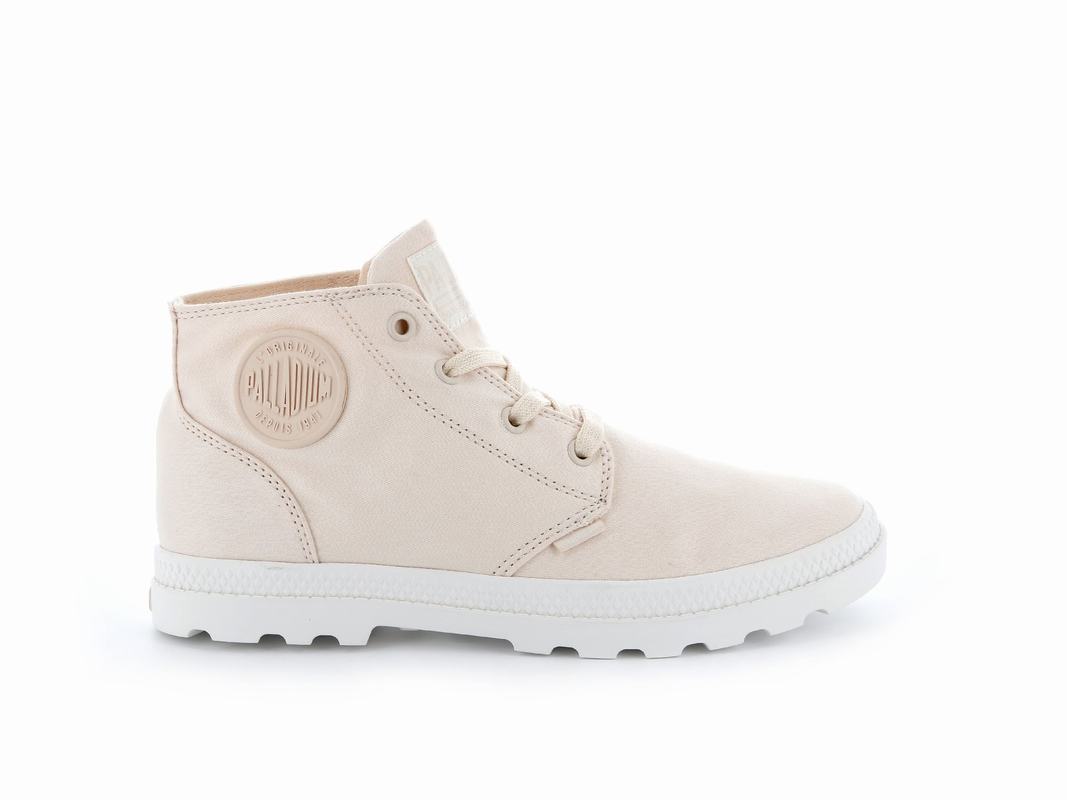 Palladium Pampa Free Canvas Damen Stiefel Beige ||953672-YAU||